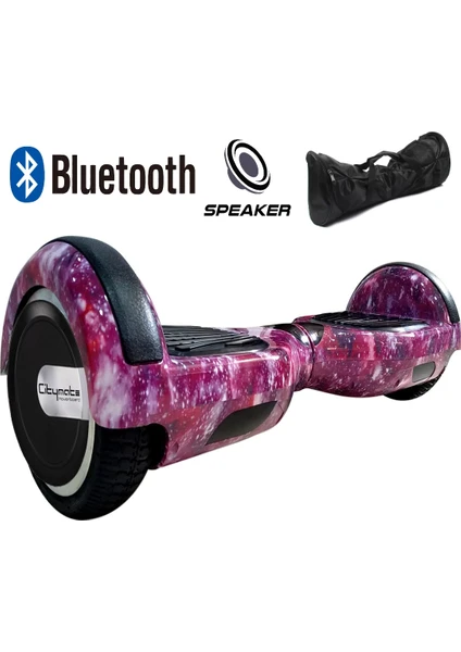 Citymate Elektrikli Kaykay Scooter Hoverboard Akıllı Dengeli + Hover Kart + Çanta Full Paket