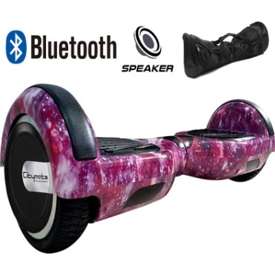 Citymate Elektrikli Kaykay Scooter Hoverboard Akıllı Dengeli + Hover Kart + Çanta Full Paket